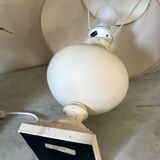 Vintage travertine lampfoot