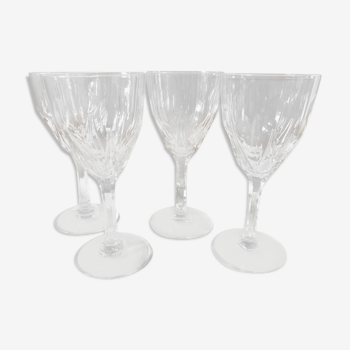 Crystal wine glass