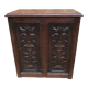 Carved wooden chest and stamped a. dubois