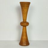Wooden candle holder