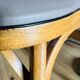 4 Bistro Chairs, Medium Varnished Oak (Baumann), Compass Legs