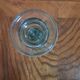 Glass candle holder