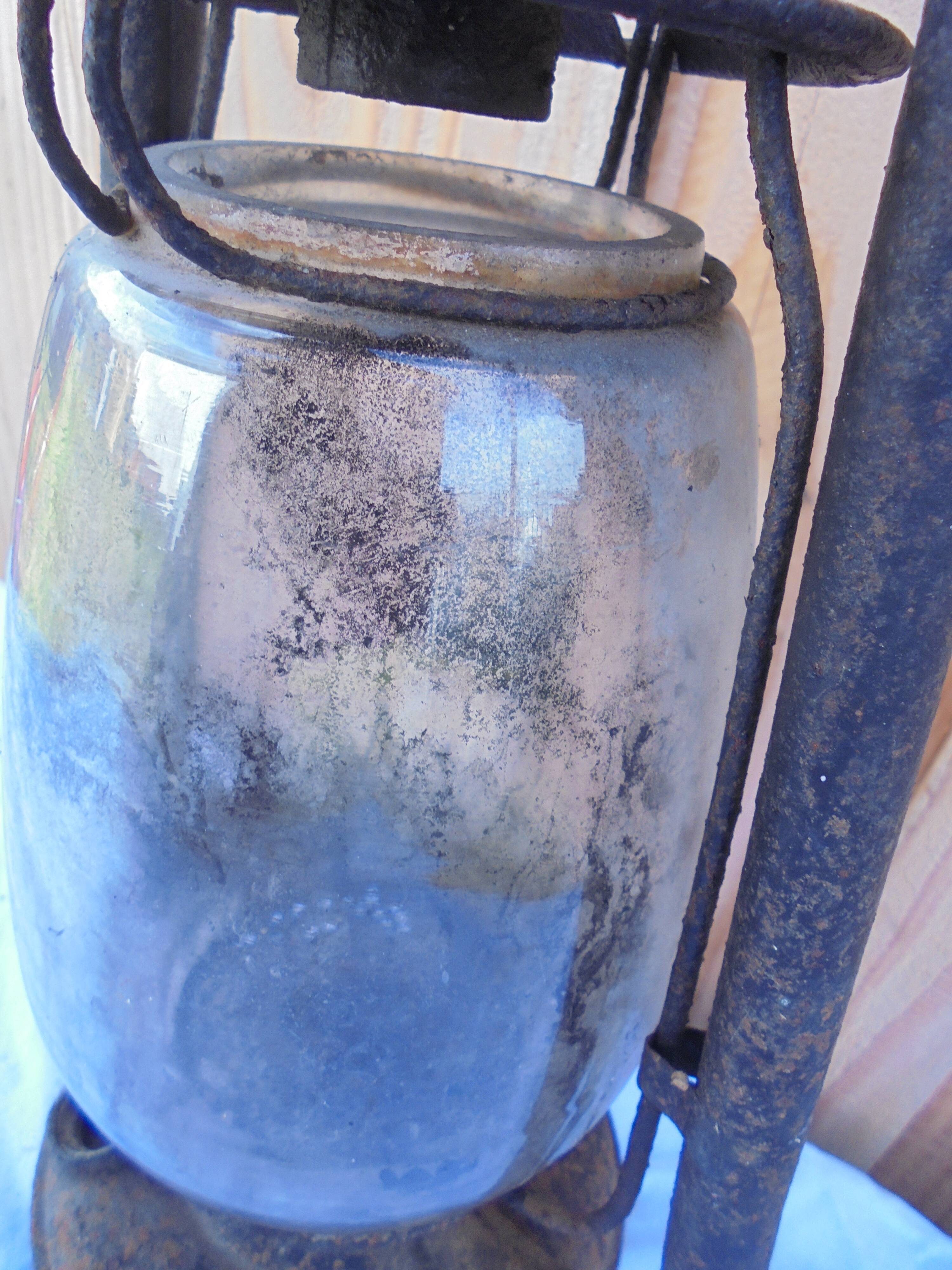 Old oil storm lamp