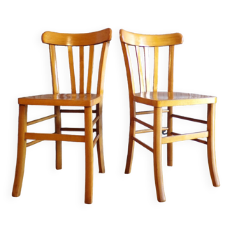 Pair of vintage bistro chairs