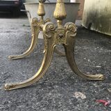 Brass psyche mirror 163x121cm