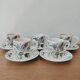 Set of 5 espresso cups in Lunéville earthenware