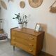 Commode en teck, années 60