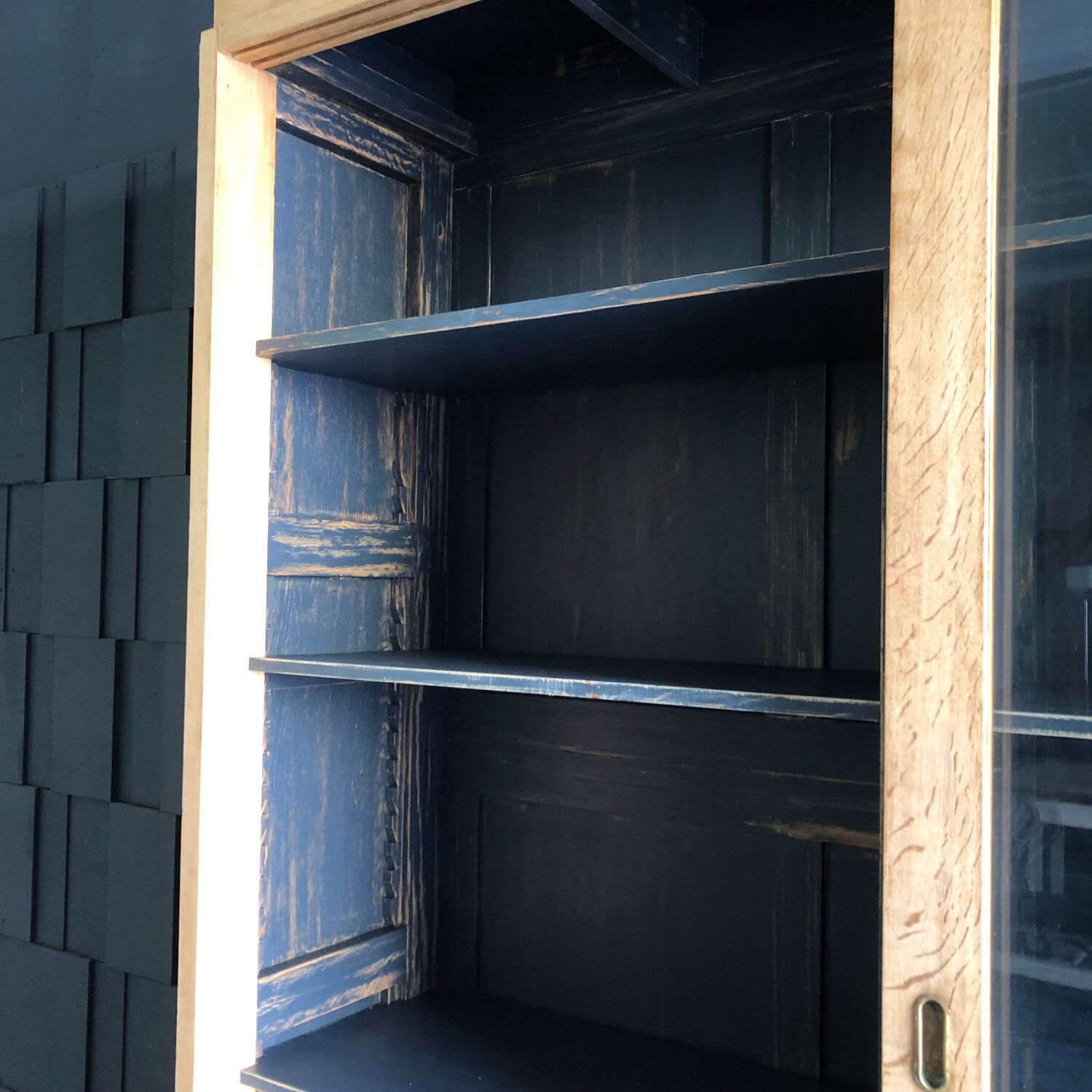 XL vintage oak bookcase