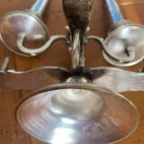 Antique silver candlestick