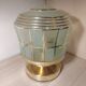 Art Deco glass lamp with touch control