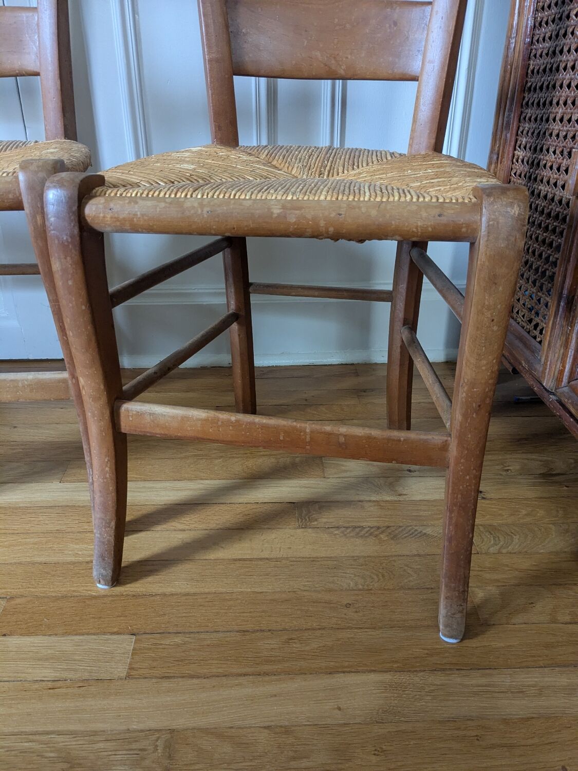 Set of 4 antique chairs