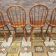 Set de 4 chaises Danoises 1970 vintage