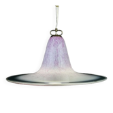 Mid-century pink Murano glass pendant by Veluce, Italy, 1970s