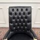 Large Classic English White Chesterfield Office Chair
