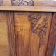 Vintage 50s oak headboard
