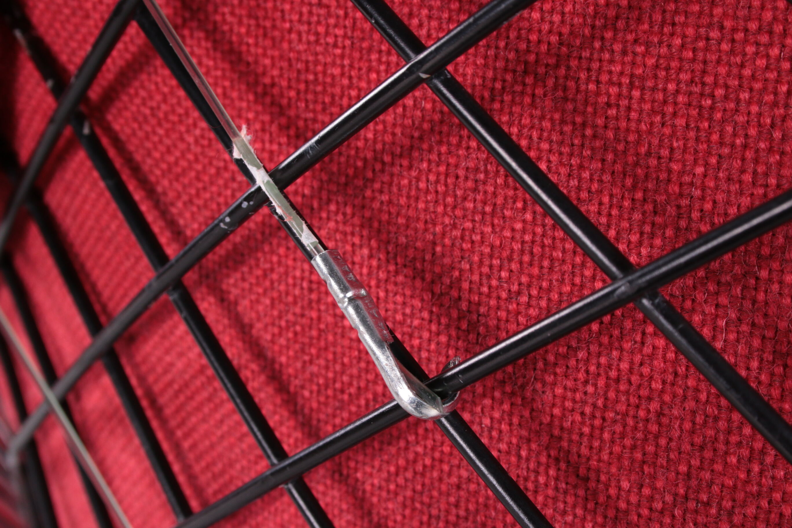 Design Harry bertoia for Knoll, Model Bird Armchair with Ottoman, 1980s