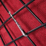 Design Harry bertoia for Knoll, Model Bird Armchair with Ottoman, 1980s