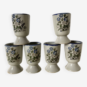 Cups, stoneware mazagrans 70s-80s