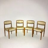 Suite of 4 vintage Italian style chairs