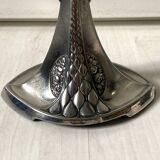 Pair of Art Nouveau candlesticks in silver metal WMF N°325