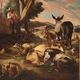 18th century Italian painting, pastoral genre scene