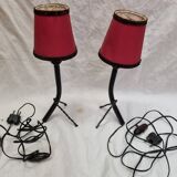 Brutalist bedside lamps