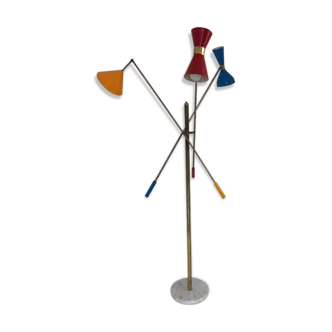 Lampadaire design années 50 60