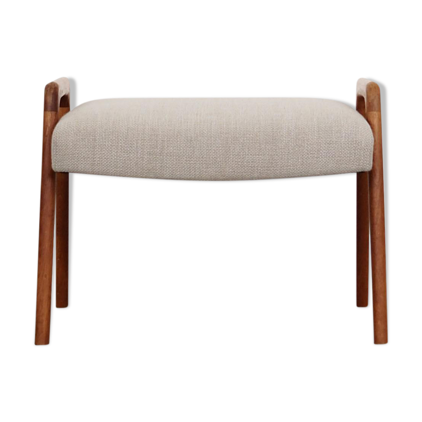 Oak footrest, Danish design, 1970s, production: Denmark