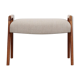 Oak footrest, Danish design, 1970s, production: Denmark