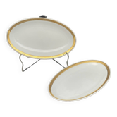 Limoges porcelain bowl with gold edging