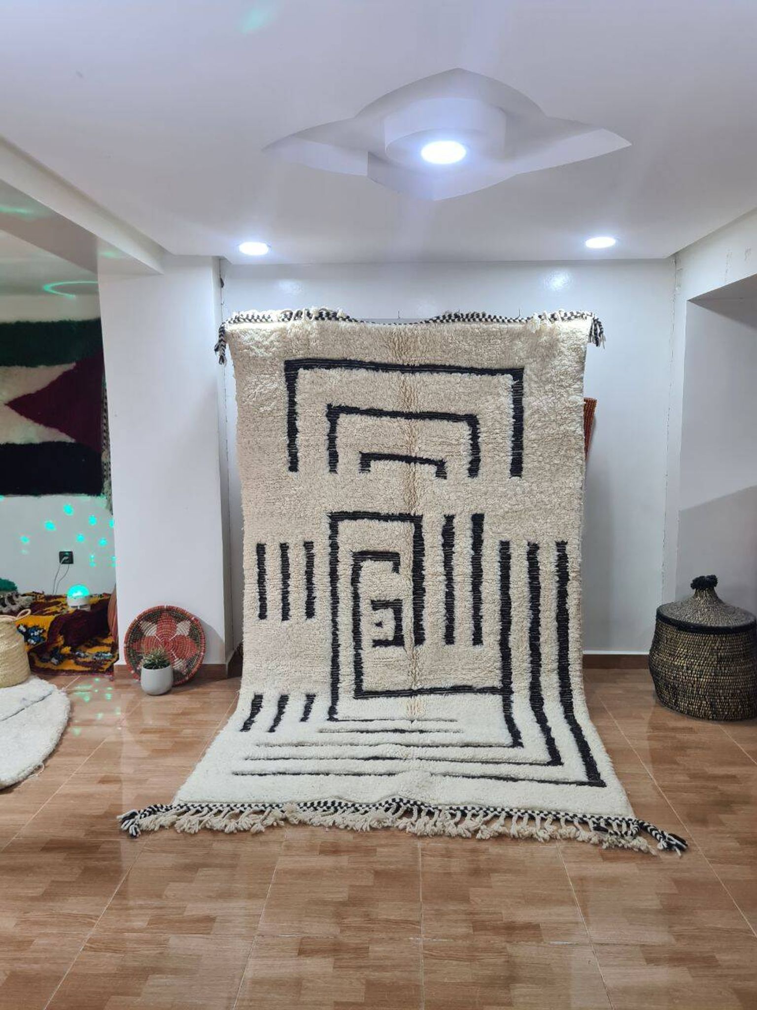 Tapis berbère laine fait main 250x150 cm
