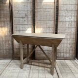 Light-wood pedestal bread maker furniture
