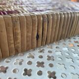 70s rattan tray