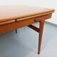 Table à manger scandinave rectangulaire vintage de Ejvind A. Johansson teck