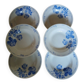 6 Moulin des Loups soup plates