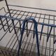 Display metal store shelves