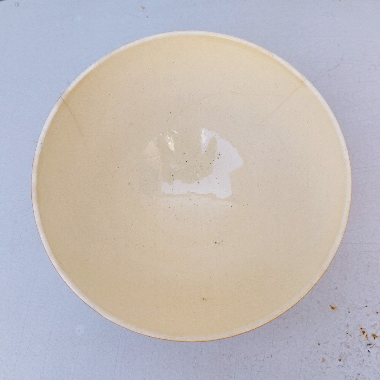 Vintage moon earthenware bowl