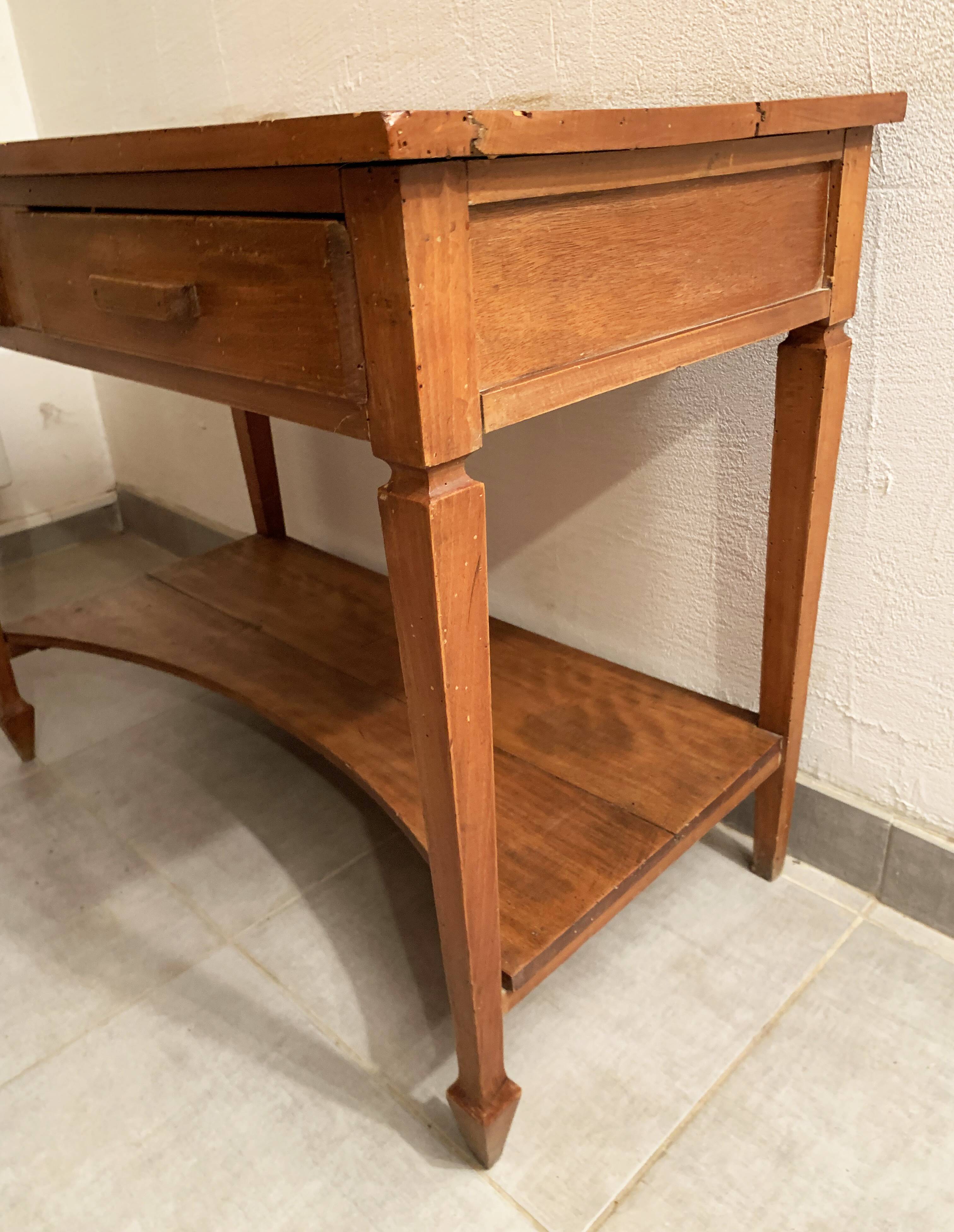 Wooden console 50s-60s