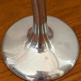 Organic-shaped cast aluminium candlestick