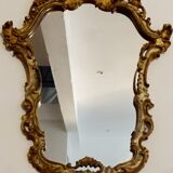Mirror in wood carved and gilded 65x90cm