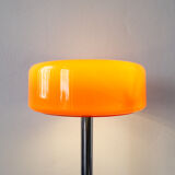 Floor Lamp Chrome and Orange, 1970's