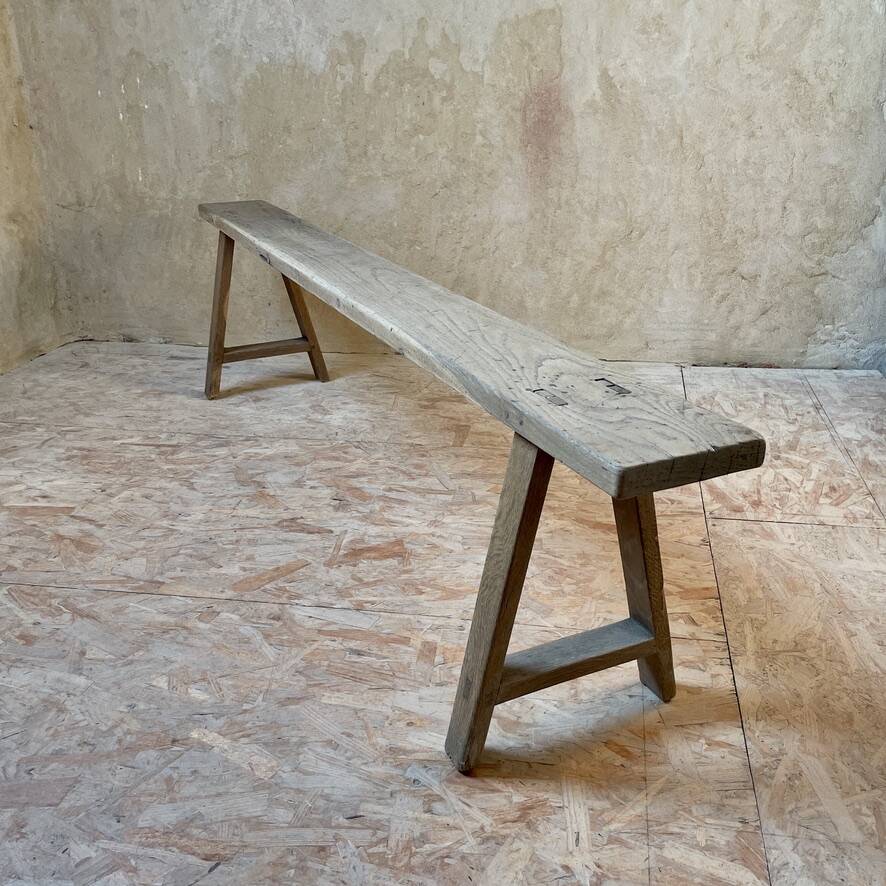 Pair of rustic benches