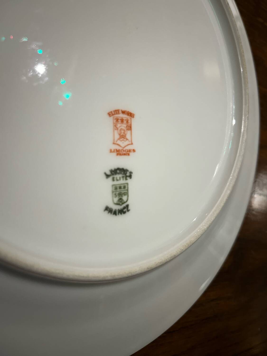 Limoges porcelain tableware set