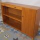 Low Scandinavian bookcase with 2 drawers and a side door – Denmark 1960