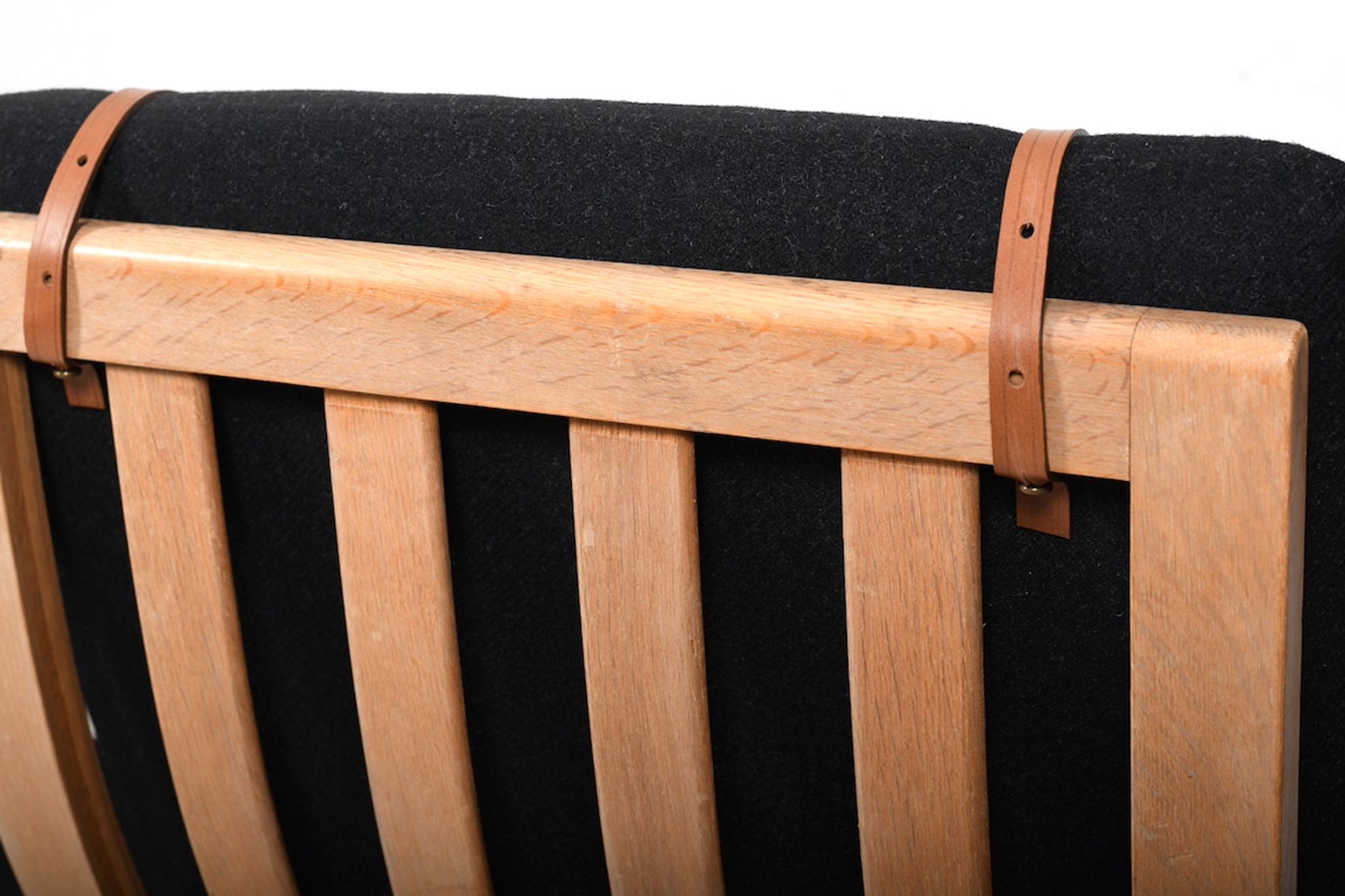 Børge Mogensen Sled Chairs BM-2254 and Stool 1960s