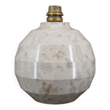 Modernist Art Deco ball lamp in carved marble, France, Circa 1930