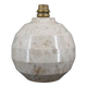 Modernist Art Deco ball lamp in carved marble, France, Circa 1930