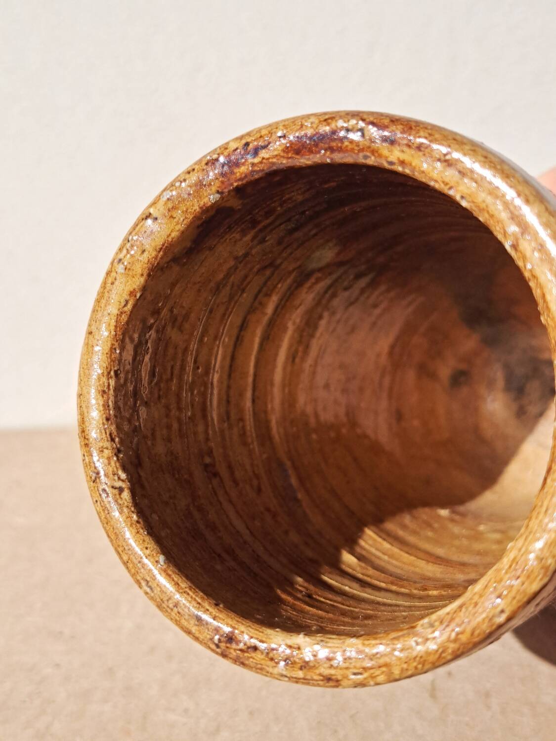 Vase vintage signé Le Trident Vallauris