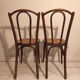 Lot de 4 chaises bistrot 1900 par J et J Kohn modèle 462