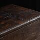 Antique wooden storage chest, France, late 18th century